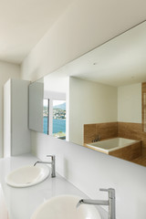 Naklejka na ściany i meble sink of a modern bathroom