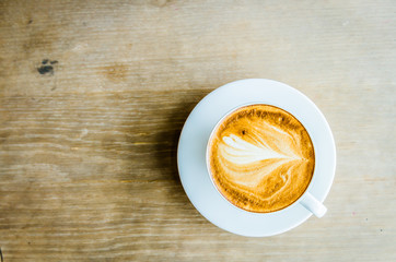 Latte coffee
