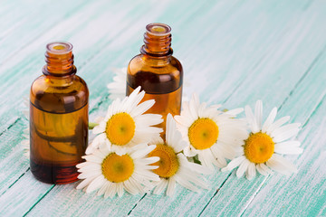Essential aroma oil with chamomile