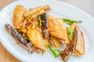 Fried chicken wings