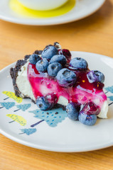 Blueberry cheesecake