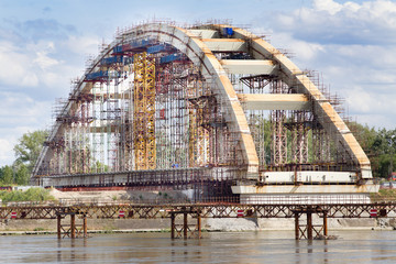 Bridge under construction