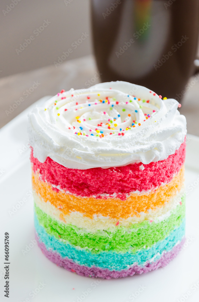 Poster Rainbow cakes