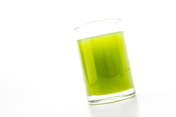 Kiwi juice glass