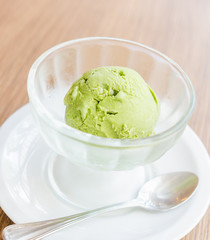 Ice cream green tea