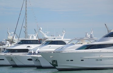 Fototapeta premium Luxurious Yachts