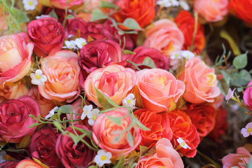 beautiful of rose artificial flowers