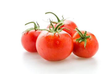 Tomato isolated on white