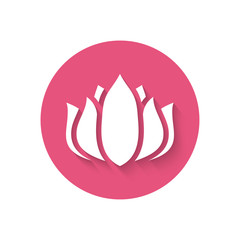 pink flower icon