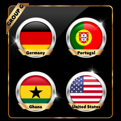 Brazil soccer championship 2014 group G - vector eps10