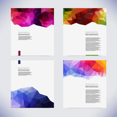 Corporate Identity triangle pattern