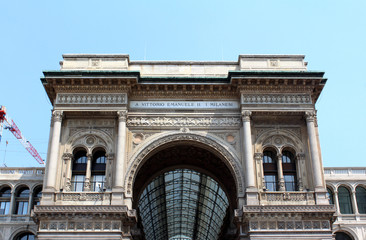 Fototapeta na wymiar Vittorio Emanuele II, Shopping Gallery, Milan