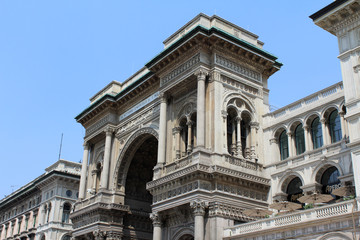 Fototapeta na wymiar Vittorio Emanuele II, Shopping Gallery, Milan