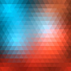Abstract geometrical multicolored background