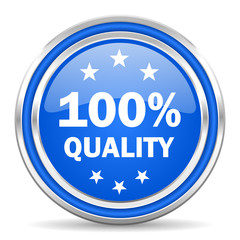 quality blue glossy web icon