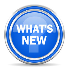 new blue glossy web icon