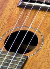 Obraz premium Part of ukulele guitar