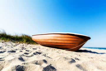 Boot am Strand