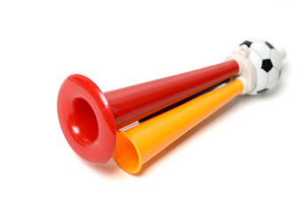 Football soccer triple fan trumpet