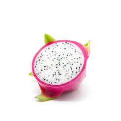 Dragon fruit on a white background