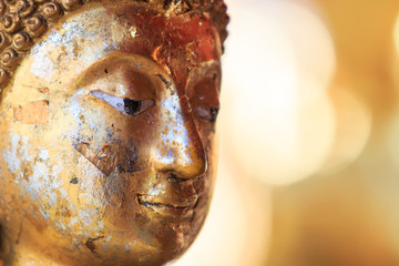 Face of buddha statue