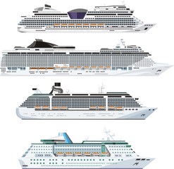 passenger transportation ships set