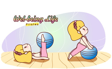 Illustration of wellness