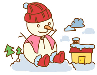 Illustration of winter