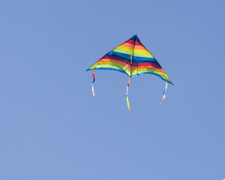 Colorful kite in the sky