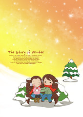 Illustration of winter