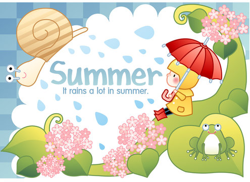 Illustration of summer