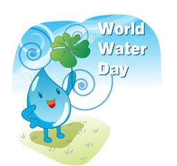 Illustration of Water day