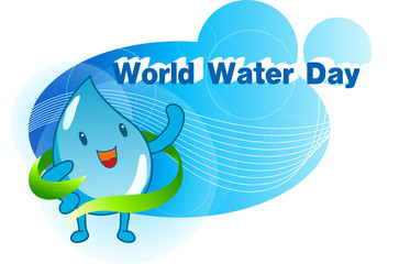 Illustration of Water day