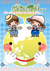 Illustration of Arbor Day