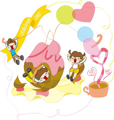 Illustration of Children's Day