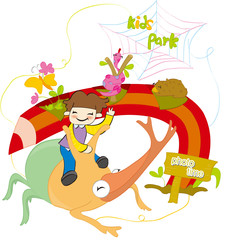 Illustration of Children's Day