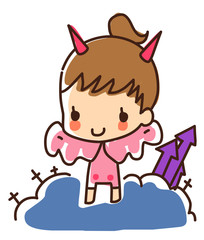 Illustration of Halloween day