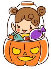 Illustration of Halloween day