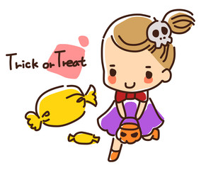 Illustration of Halloween day