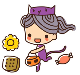 Illustration of Halloween day
