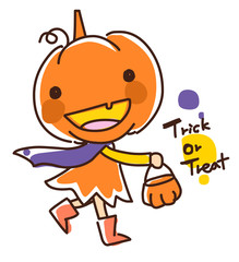 Illustration of Halloween day