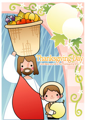 Illustration of Thanksgiving Day