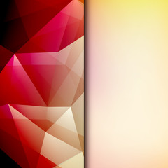 Abstract geometric polygonal shiny background