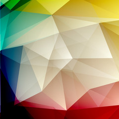 Abstract geometric polygonal shiny background