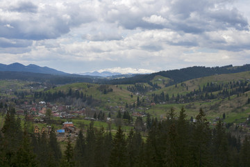 Fototapeta na wymiar Carpathian landscape