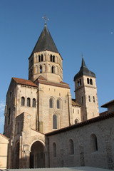 Fototapeta na wymiar Clocher de l'Abbaye de Cluny