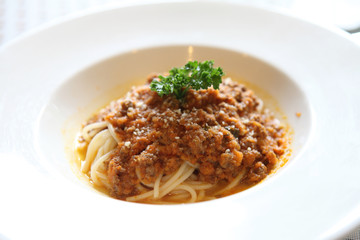 spaghetti beef bolognese