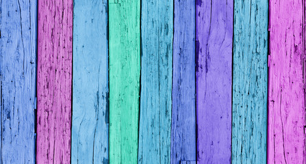 Colorful Vintage Wooden Background
