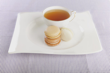 Tea and macaroons