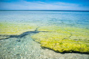Obraz premium beautiful coastline on the island of Gili Meno, Lombok, Indonesi